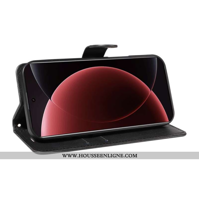 Housse Xiaomi 15 Ultra Simili Cuir Uni