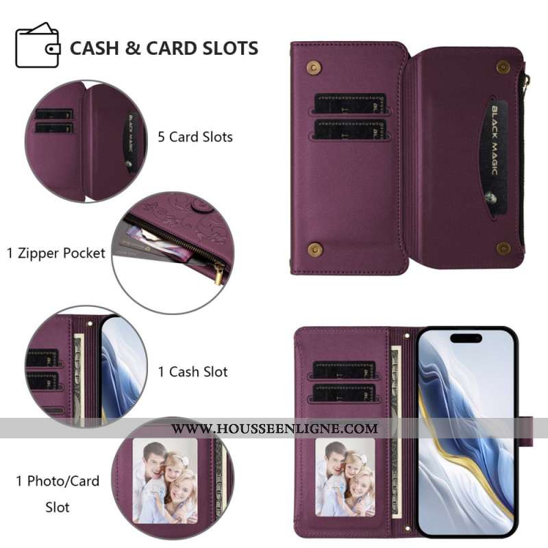 Housse Xiaomi 15T 6 Porte-Cartes RFID et Lanière