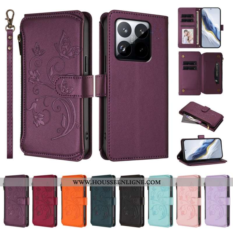 Housse Xiaomi 15T 6 Porte-Cartes RFID et Lanière