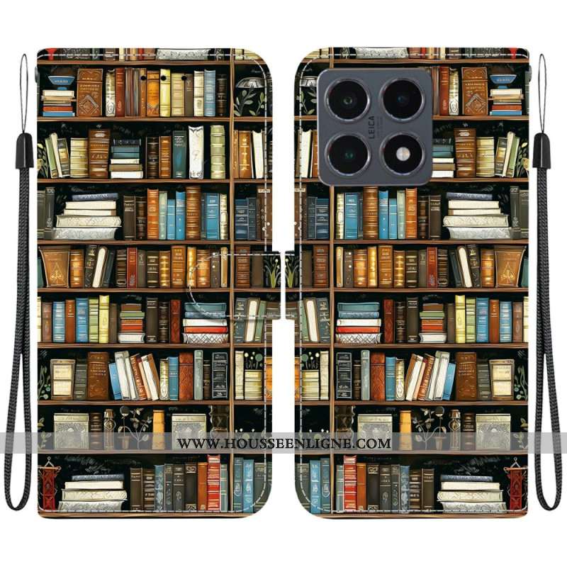 Housse Xiaomi 15T Bibliothèque