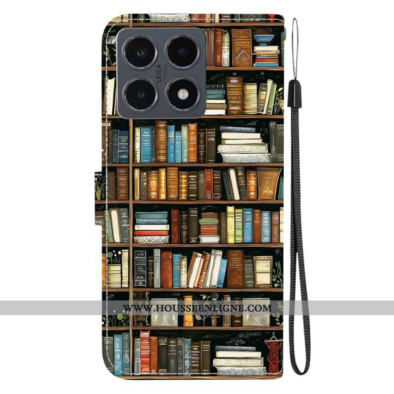 Housse Xiaomi 15T Bibliothèque