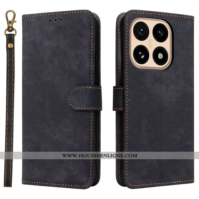 Housse Xiaomi 15T Bocage RFID Effet Daim