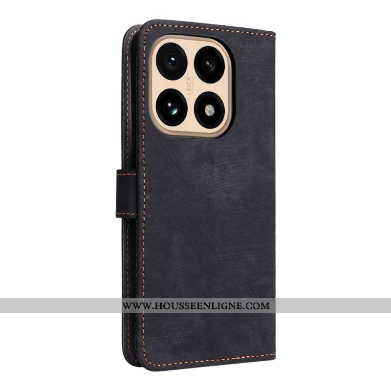 Housse Xiaomi 15T Bocage RFID Effet Daim