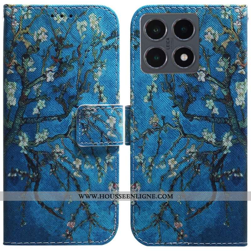 Housse Xiaomi 15T Branches Fleuries