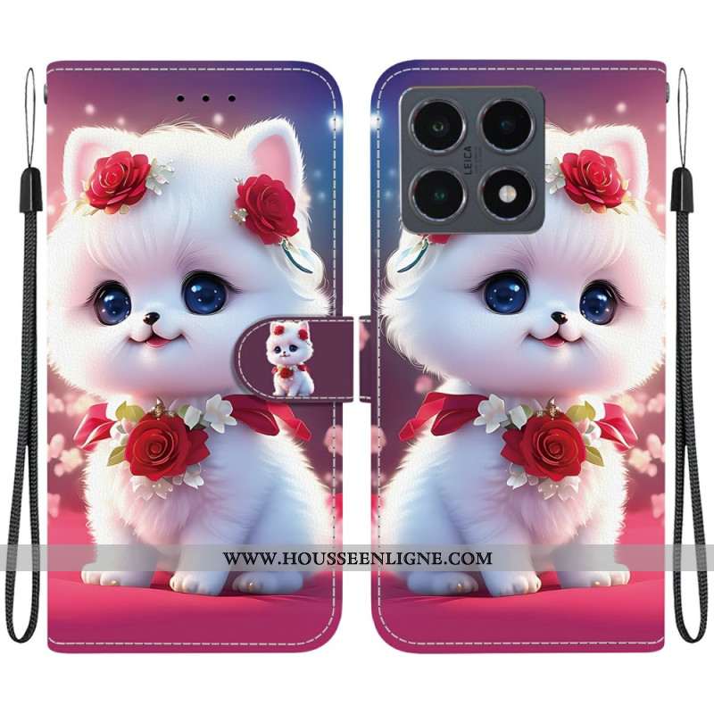 Housse Xiaomi 15T Chat et Roses