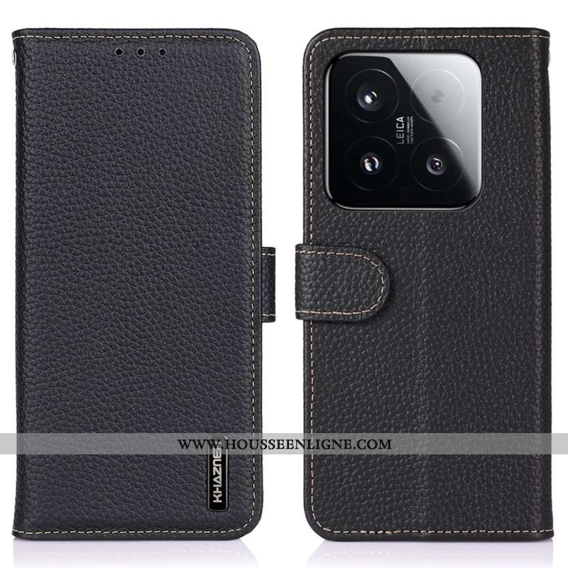Housse Xiaomi 15T Cuir KHAZNEH