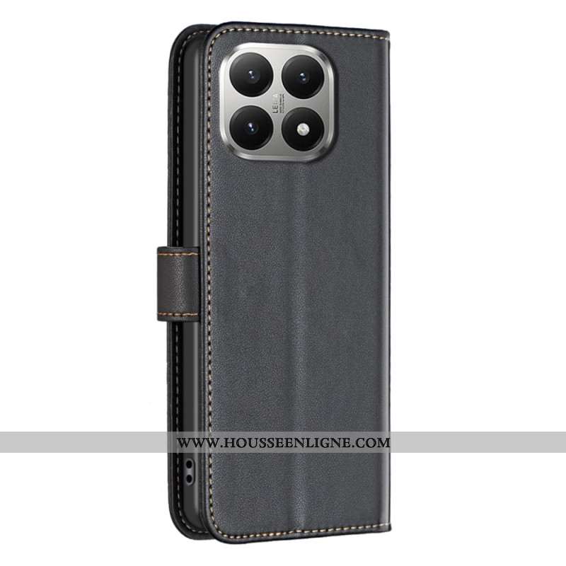 Housse Xiaomi 15T Effet Cuir BINFEN COLOR