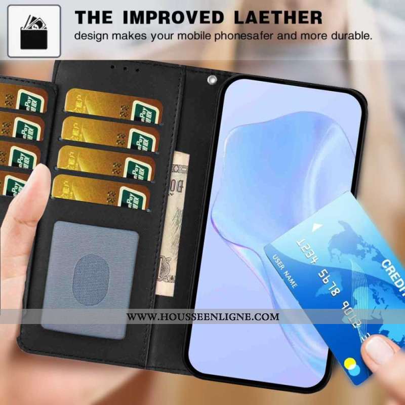 Housse Xiaomi 15T Effet Cuir Uni