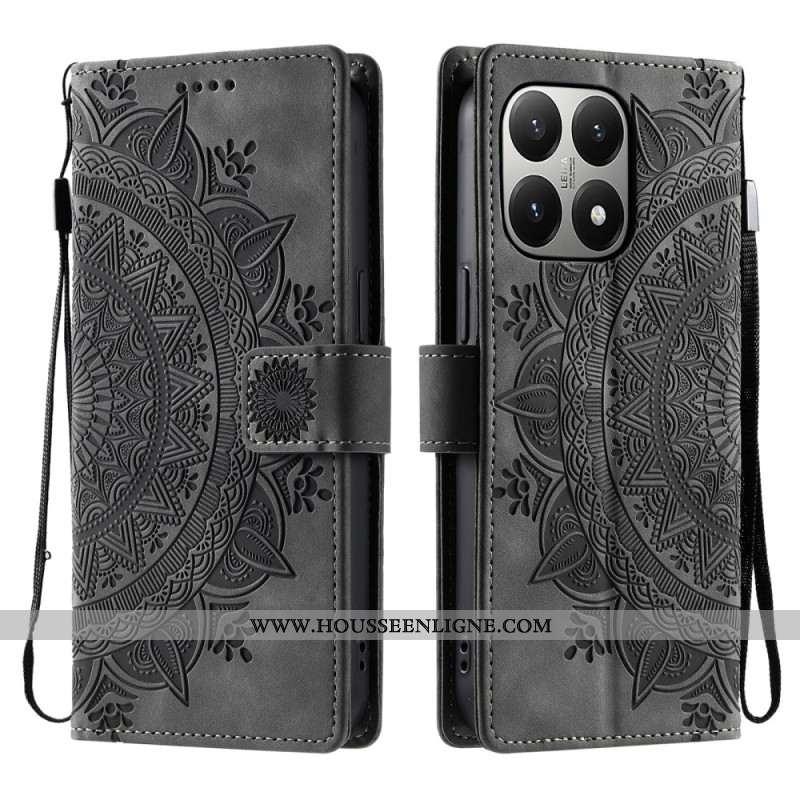 Housse Xiaomi 15T Effet Daim Mandala