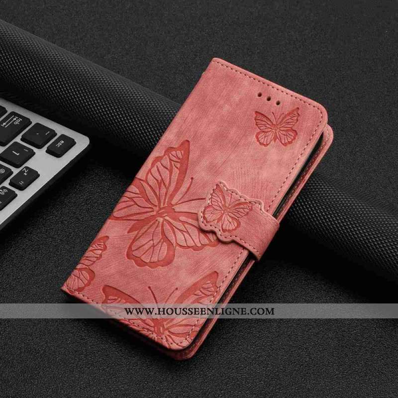 Housse Xiaomi 15T Effet Papillons Effet Daim