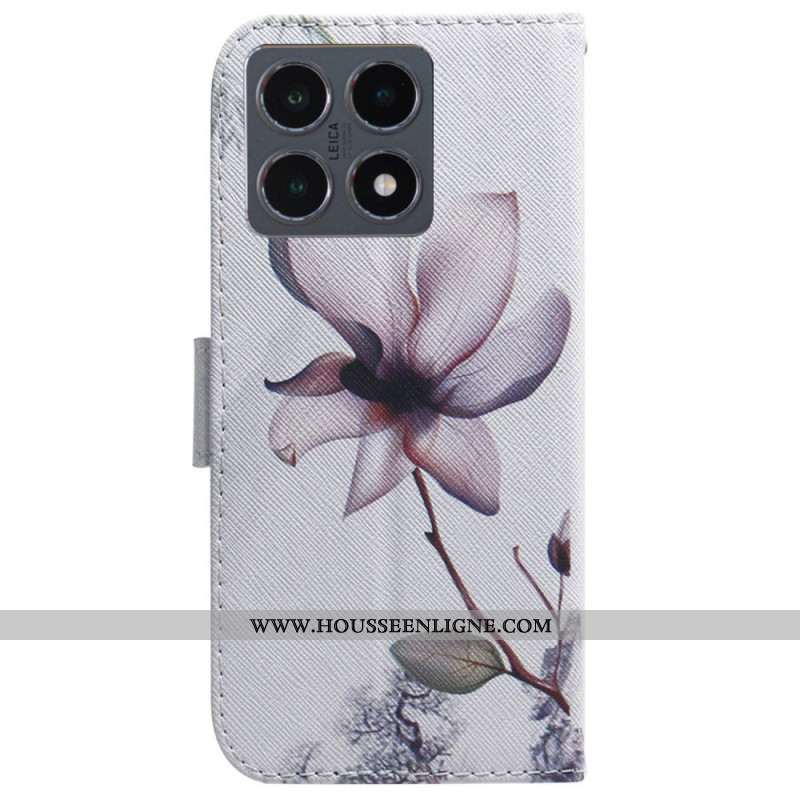 Housse Xiaomi 15T Fleur Rose
