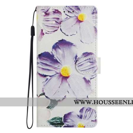 Housse Xiaomi 15T Fleurs Violettes