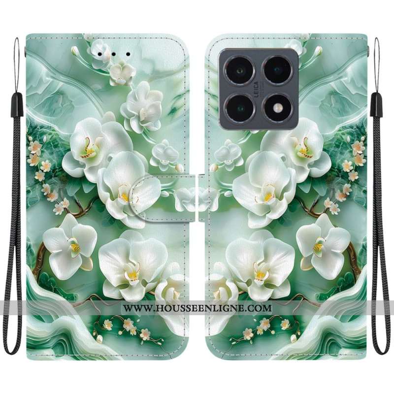Housse Xiaomi 15T Fleurs de Jade
