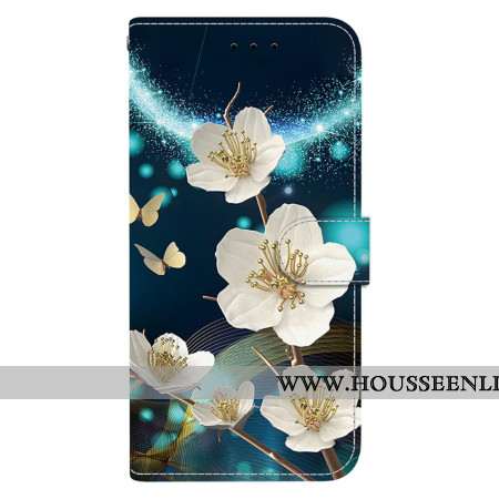 Housse Xiaomi 15T Magnolias Blancs