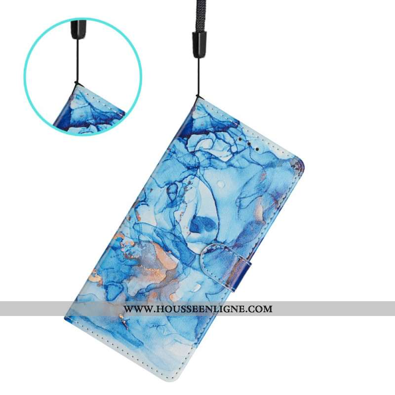 Housse Xiaomi 15T Marbre Bleu