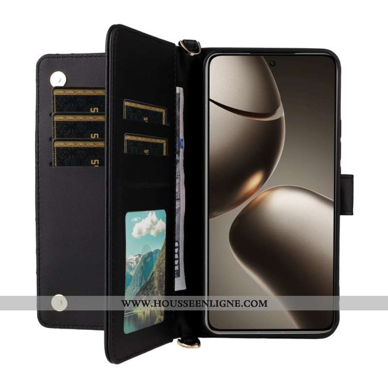 Housse Xiaomi 15T Matelassée avec Bandoulière et Dragonne