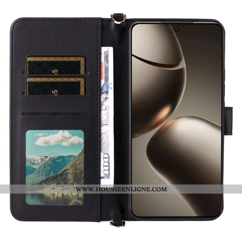 Housse Xiaomi 15T Matelassée avec Bandoulière et Dragonne