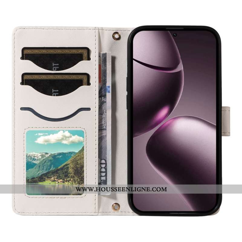 Housse Xiaomi 15T Matelassée avec Lanière et Bandoulière