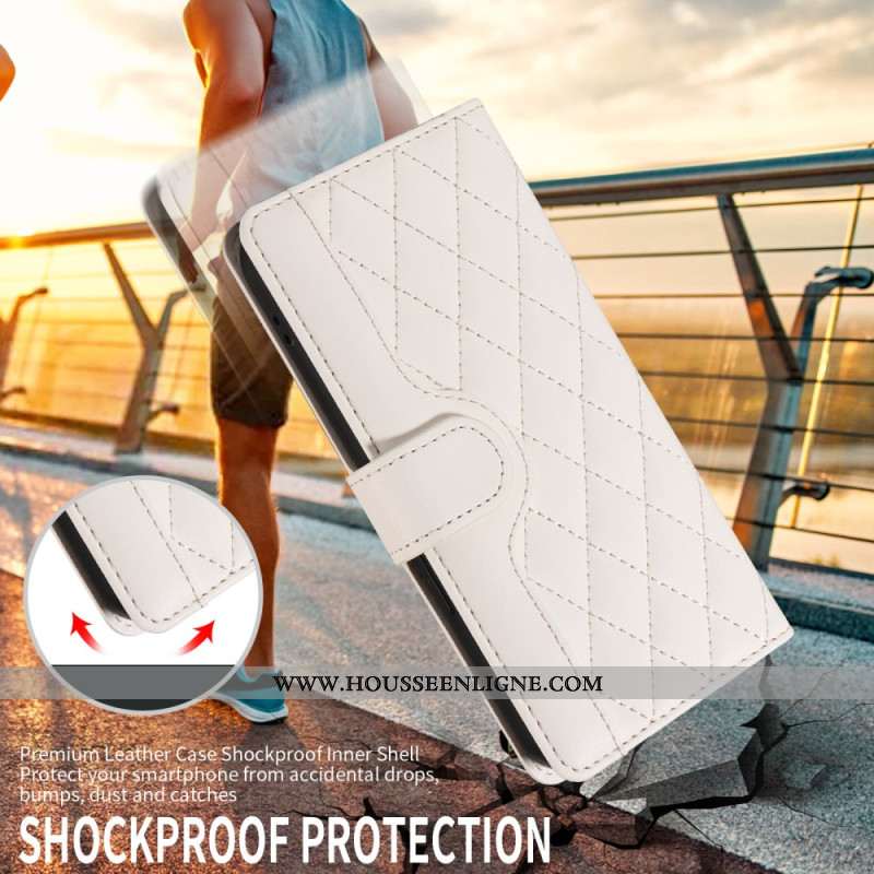 Housse Xiaomi 15T Matelassée avec Lanière et Bandoulière