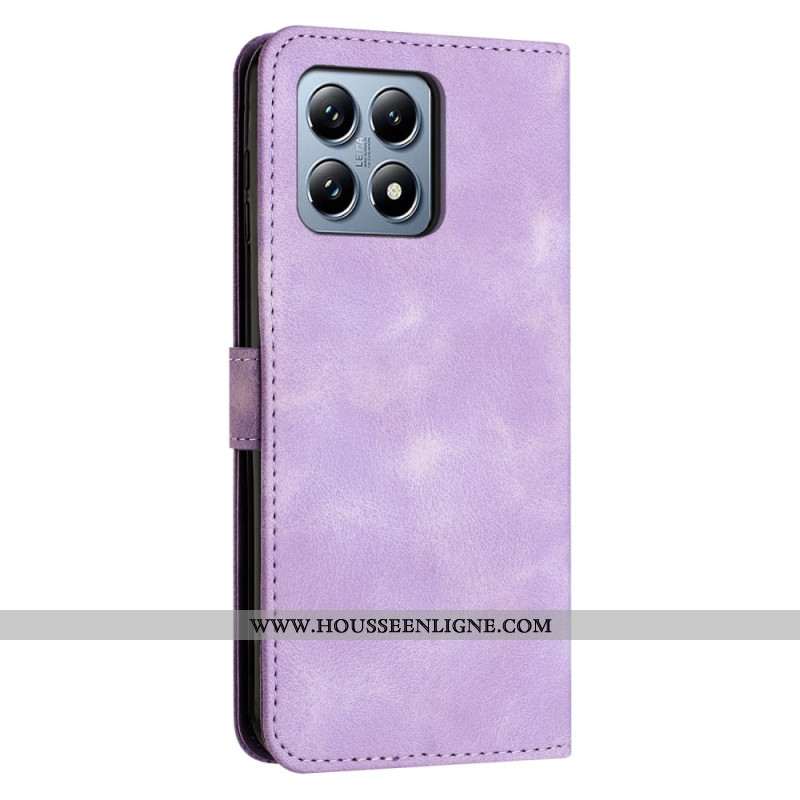 Housse Xiaomi 15T Motif Triangulaire et Lanière