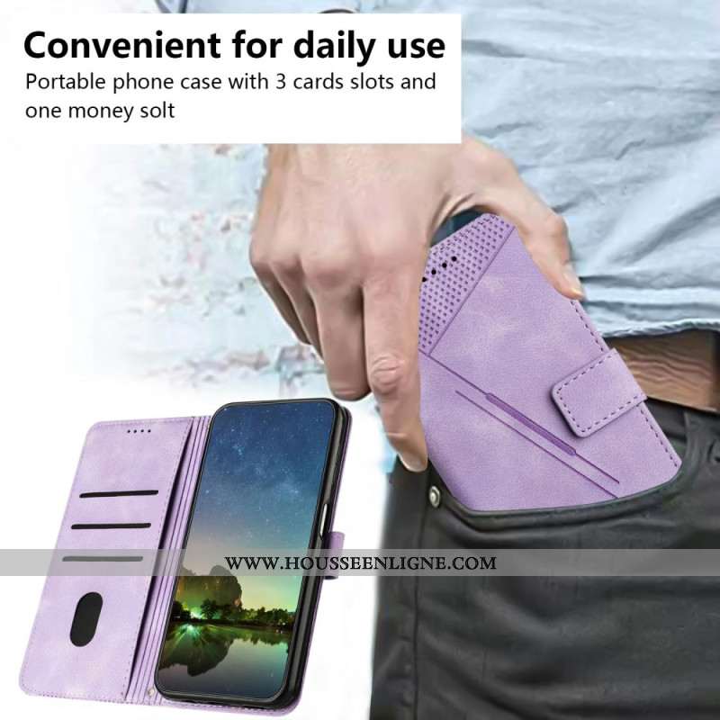 Housse Xiaomi 15T Motif Triangulaire et Lanière