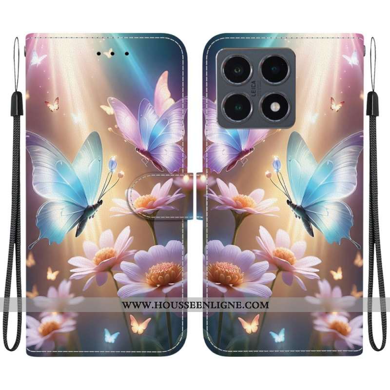 Housse Xiaomi 15T Papillon Floral