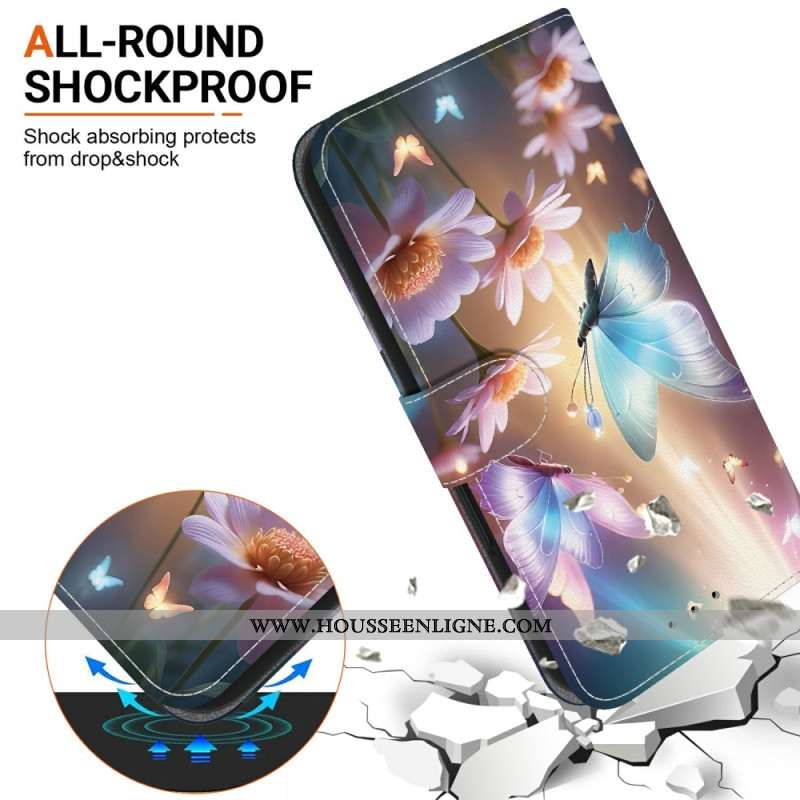 Housse Xiaomi 15T Papillon Floral