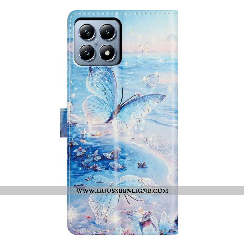 Housse Xiaomi 15T Papillon Océanique