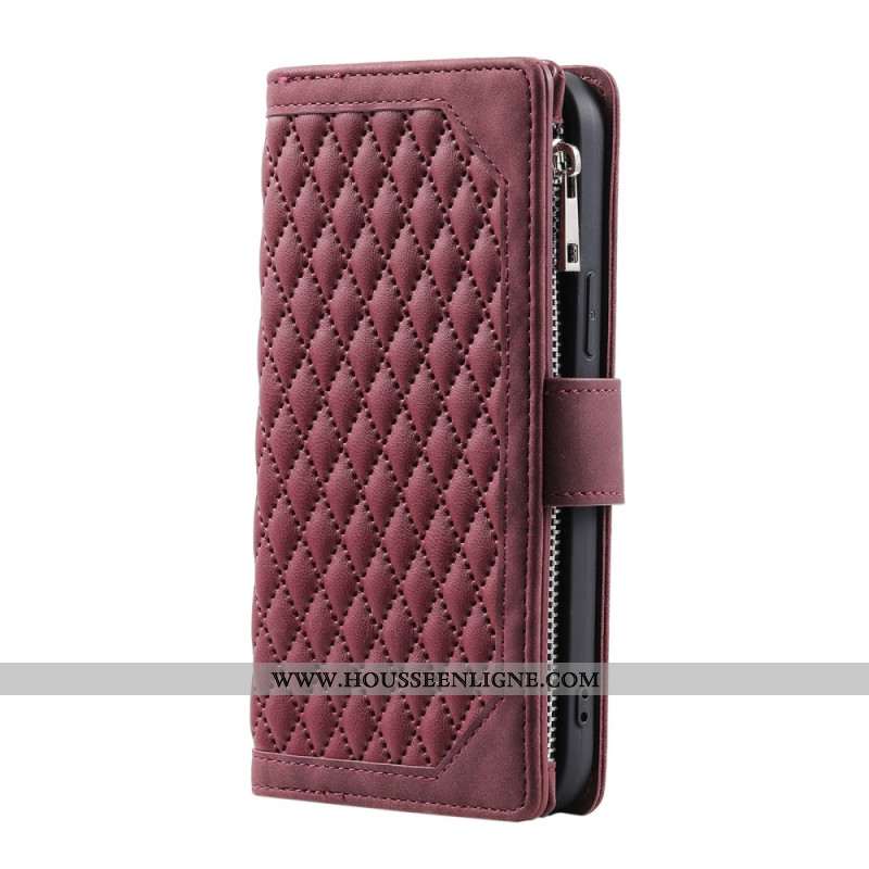 Housse Xiaomi 15T Portefeuille Matelassé