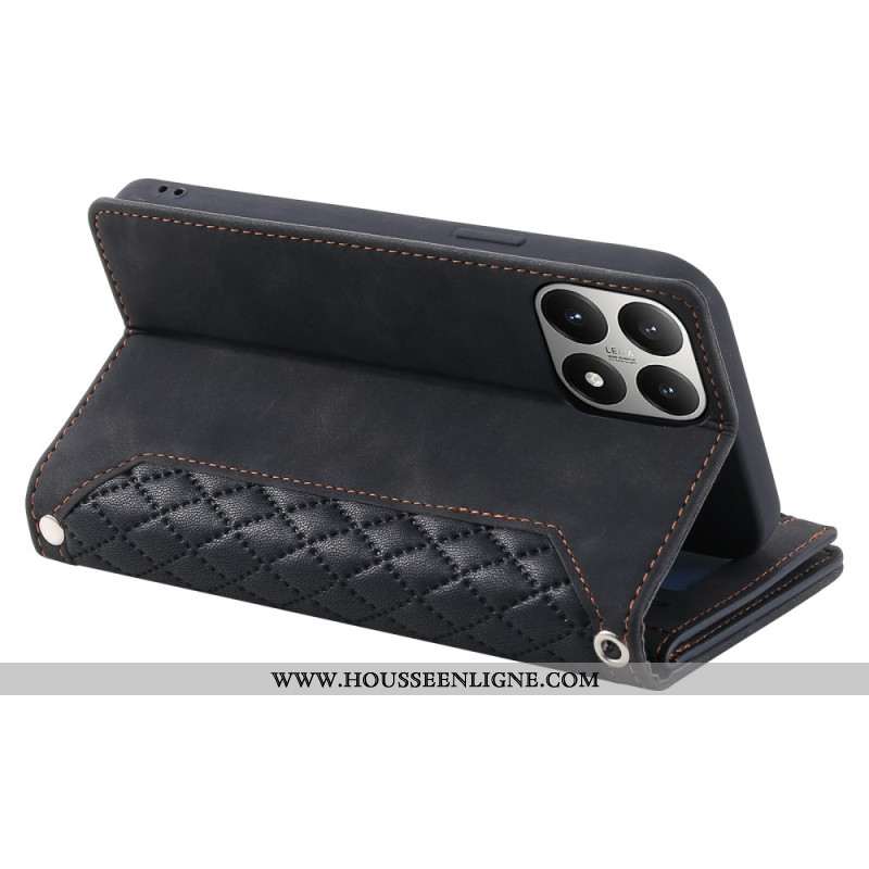 Housse Xiaomi 15T Portefeuille Matelassé