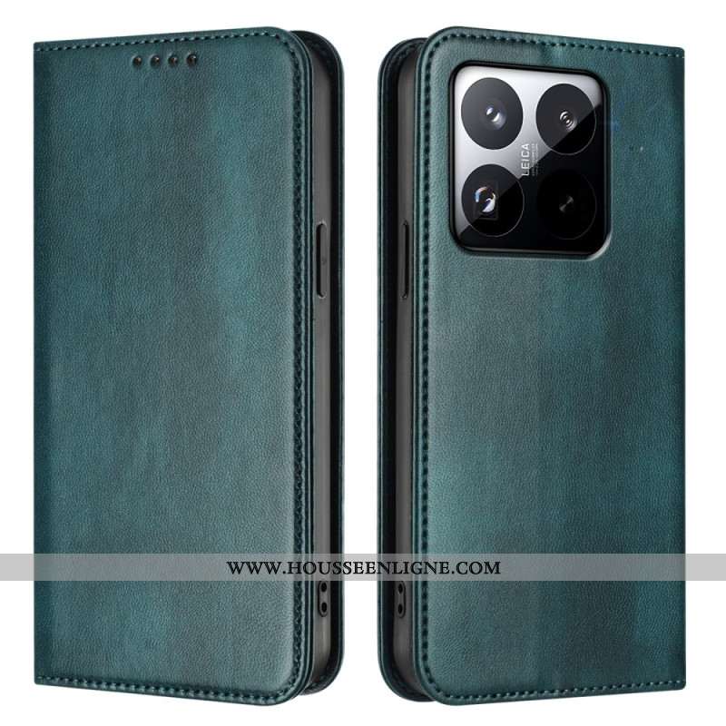 Housse Xiaomi 15T Portefeuille Vintage