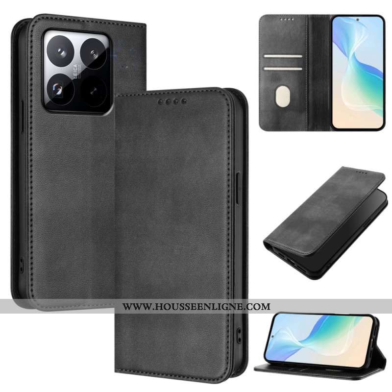 Housse Xiaomi 15T Portefeuille Vintage