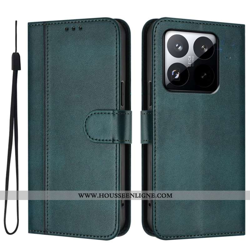 Housse Xiaomi 15T Portefeuille Vintage