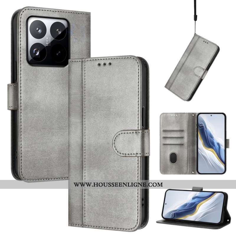 Housse Xiaomi 15T Portefeuille Vintage