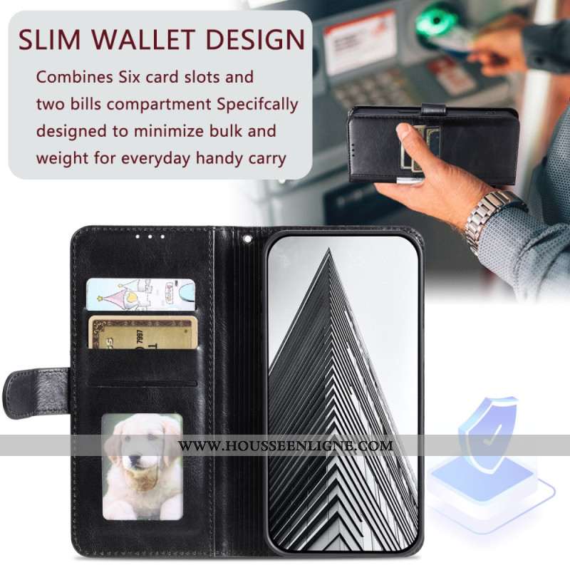 Housse Xiaomi 15T Pro 6 Porte-Cartes et Lanière