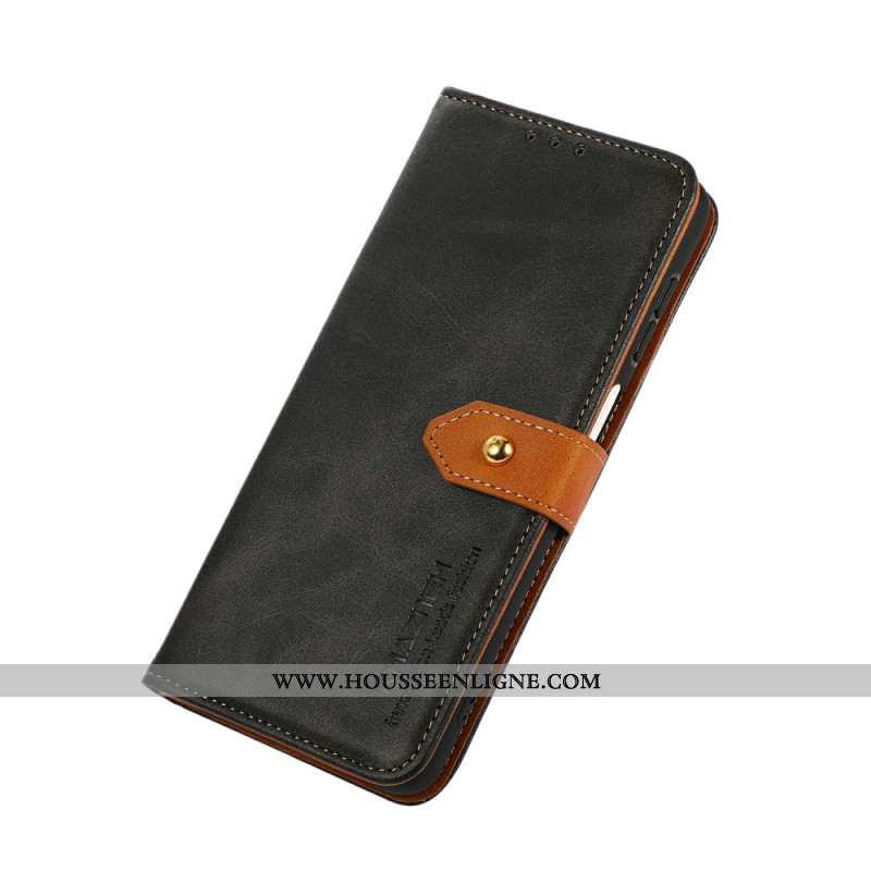 Housse Xiaomi 15T Pro Bouton Doré KHAZNEH