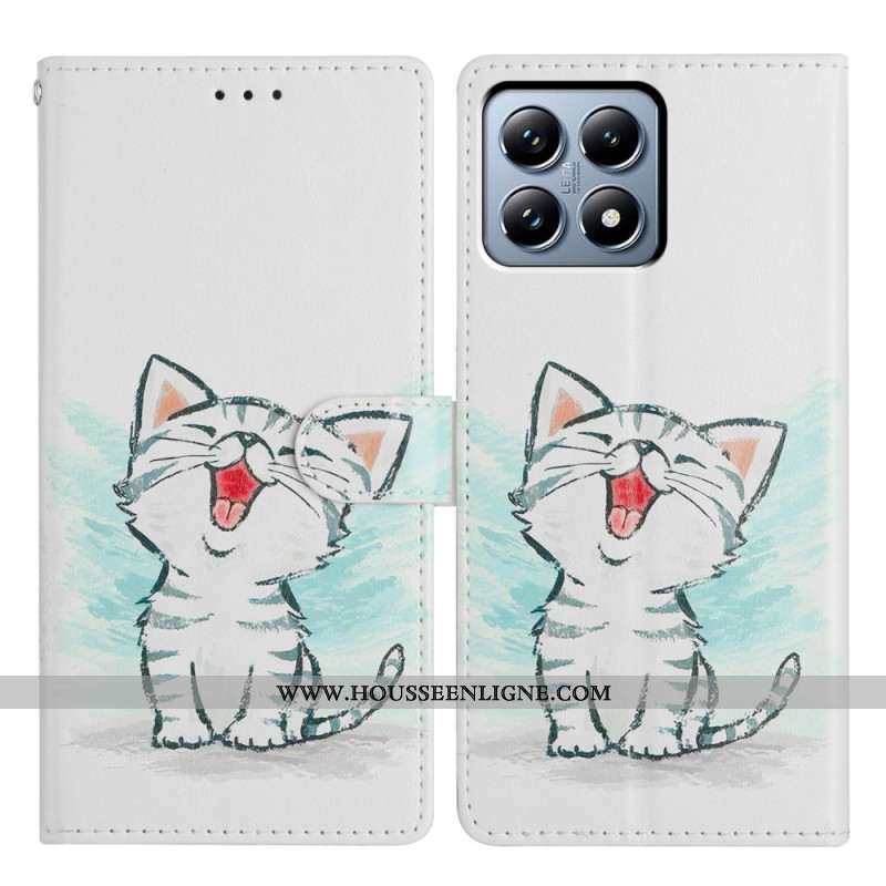 Housse Xiaomi 15T Pro Chaton Heureux