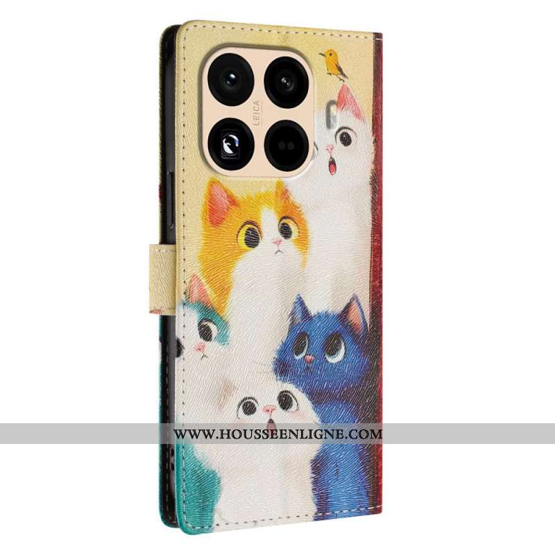 Housse Xiaomi 15T Pro Chats Colorés
