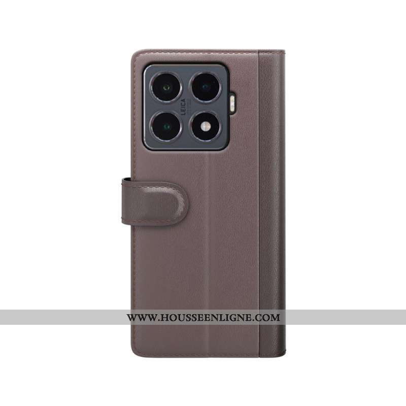 Housse Xiaomi 15T Pro Cuir Véritable