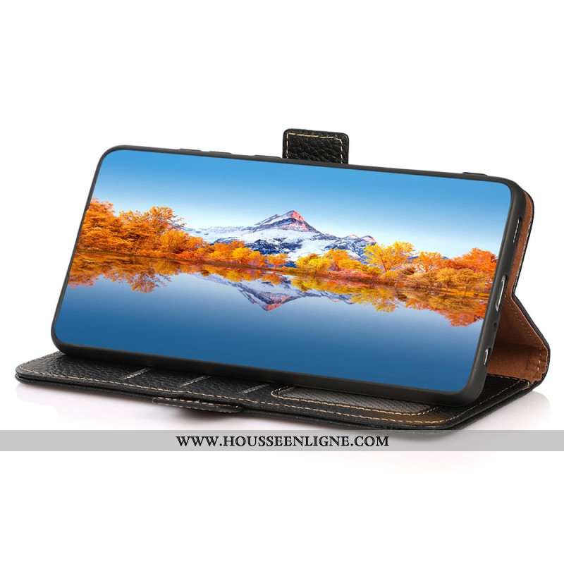 Housse Xiaomi 15T Pro Cuir avec protection RFID