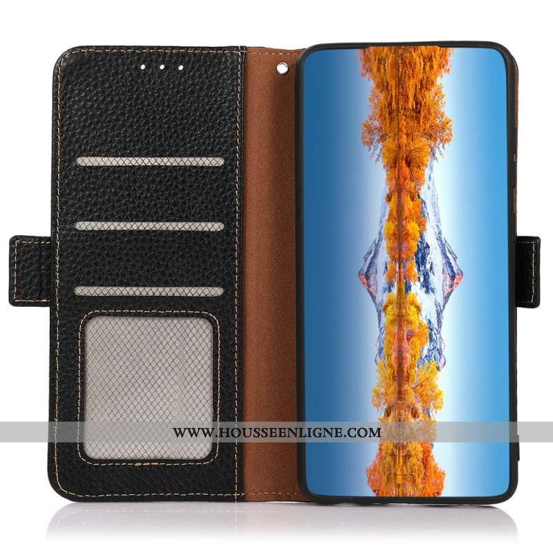 Housse Xiaomi 15T Pro Cuir avec protection RFID