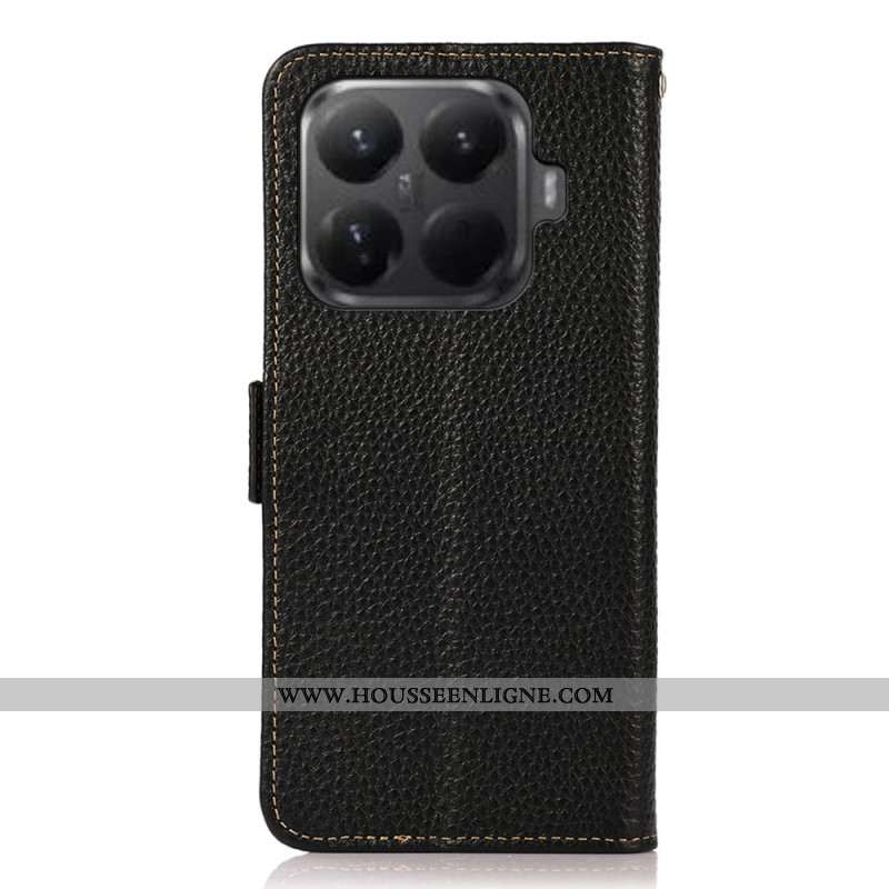 Housse Xiaomi 15T Pro Cuir avec protection RFID