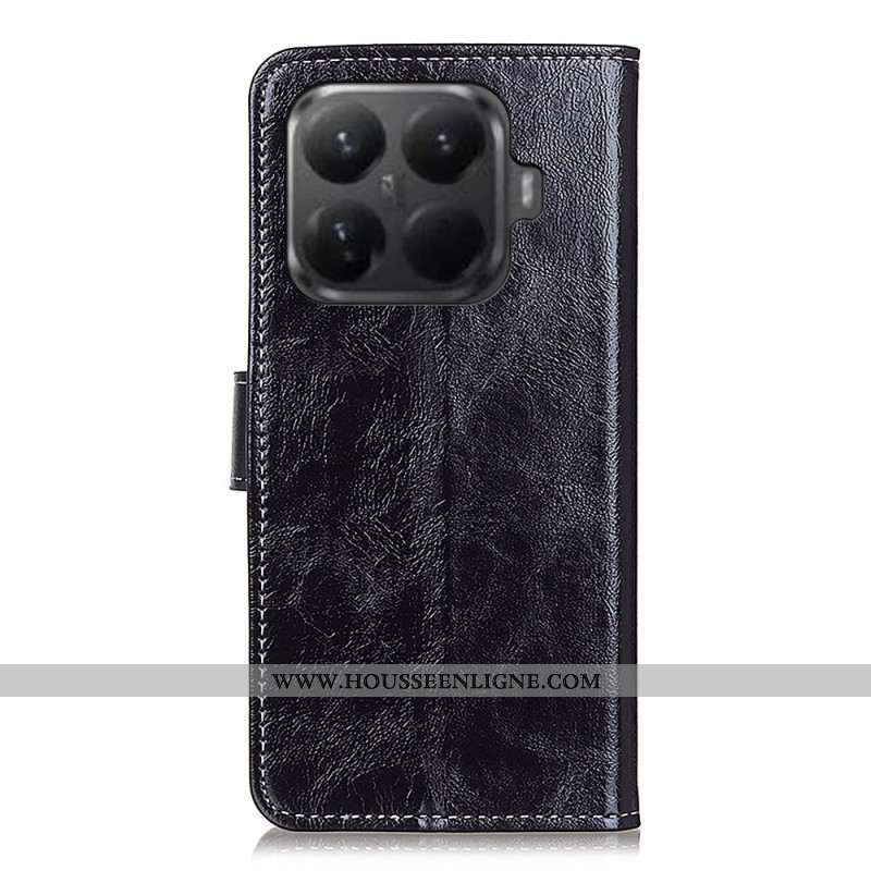 Housse Xiaomi 15T Pro Effet Cuir Brillant