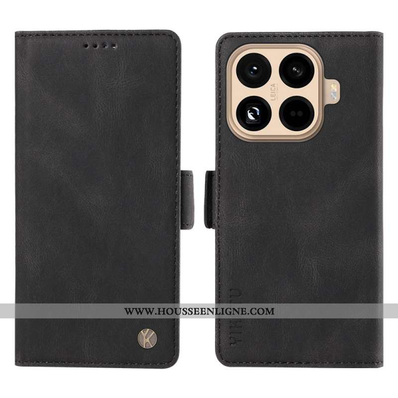 Housse Xiaomi 15T Pro Effet Cuir YIKATU