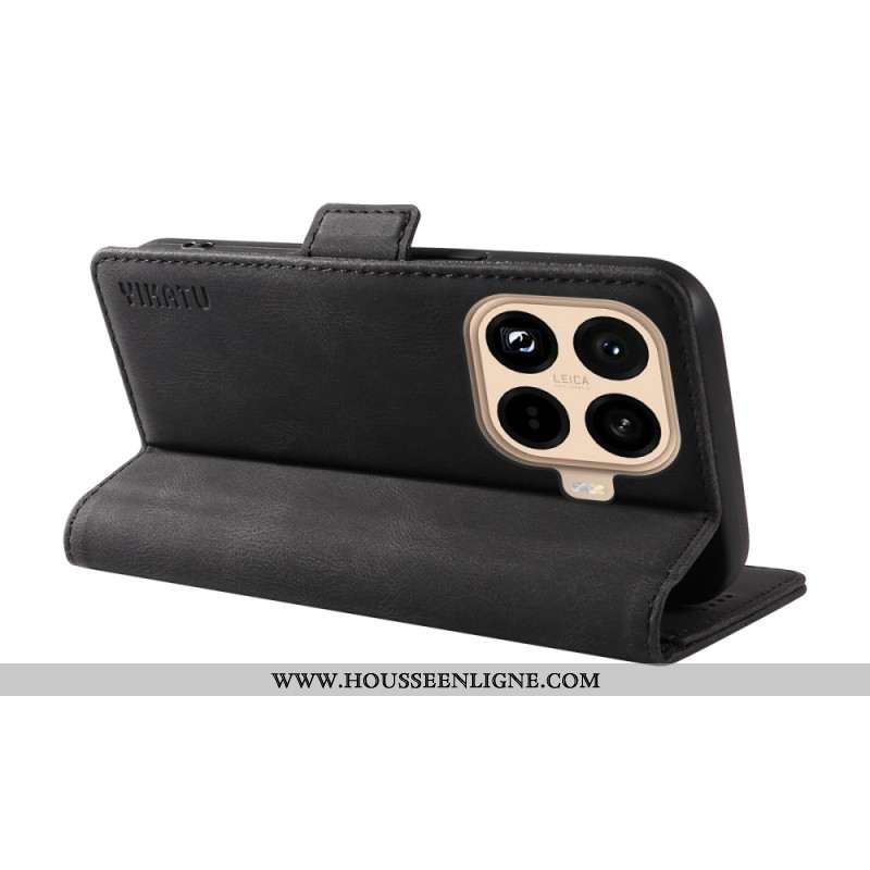 Housse Xiaomi 15T Pro Effet Cuir YIKATU