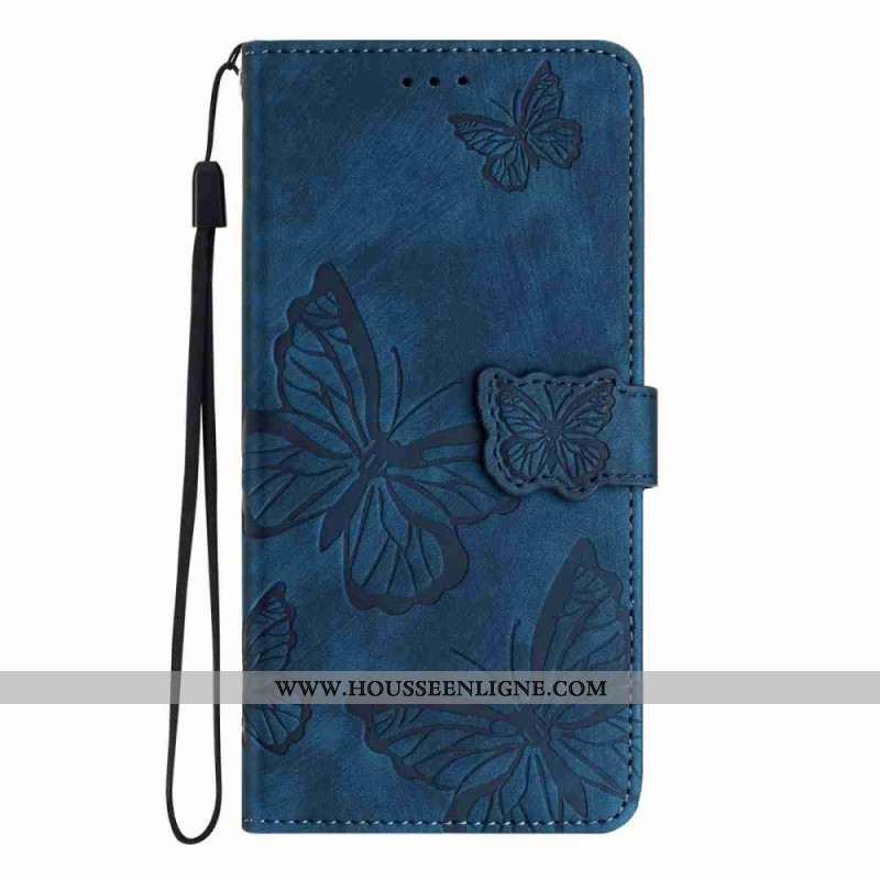 Housse Xiaomi 15T Pro Effet Daim Papillons