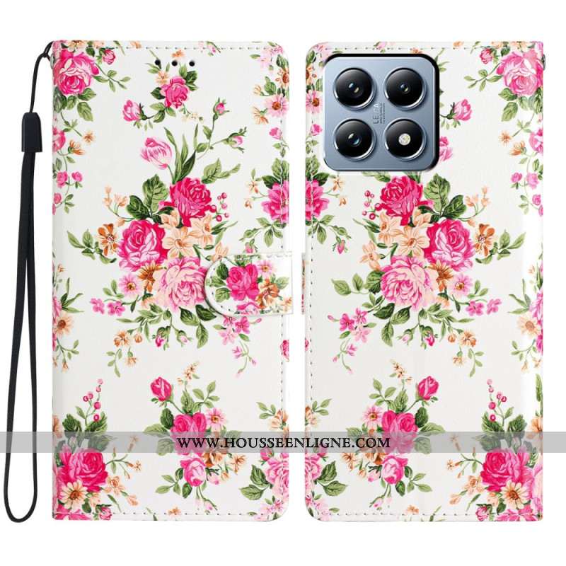 Housse Xiaomi 15T Pro Fleurs Liberty