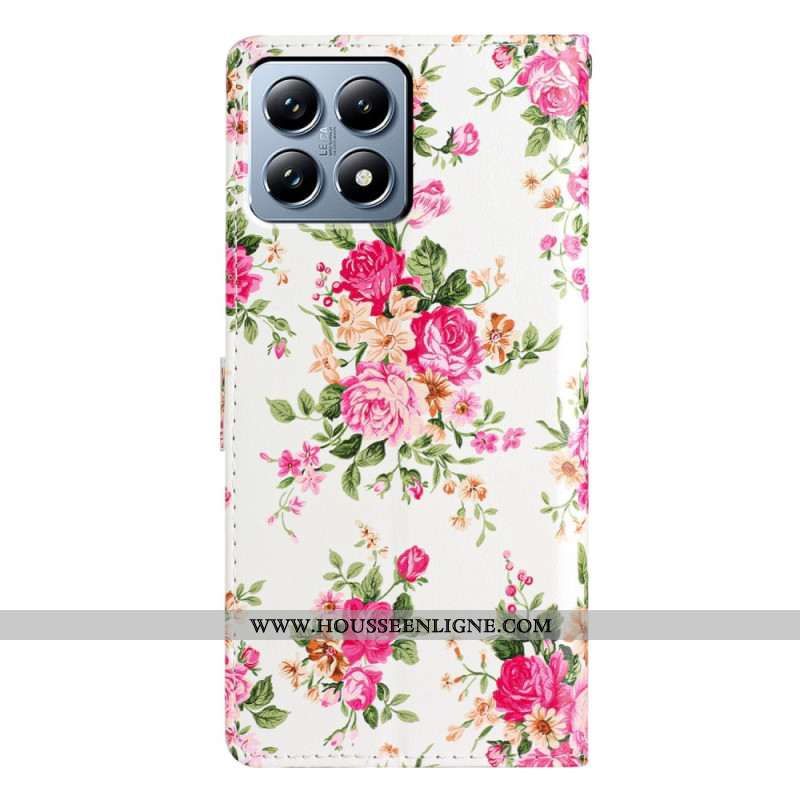 Housse Xiaomi 15T Pro Fleurs Liberty