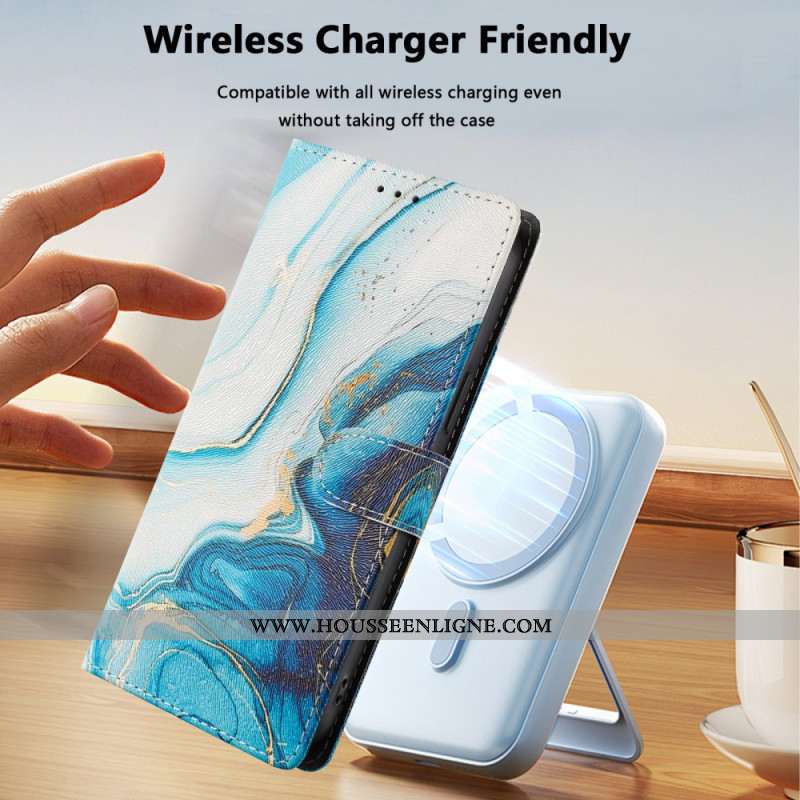 Housse Xiaomi 15T Pro Marbre Bleu