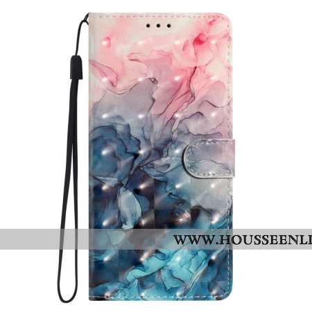 Housse Xiaomi 15T Pro Marbre Rose et Bleu